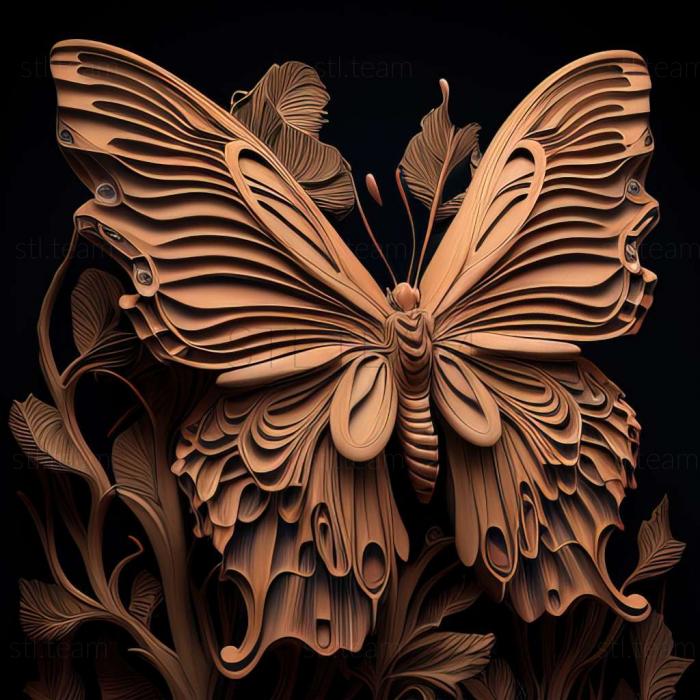 3D модель Papilio alcmenor (STL)